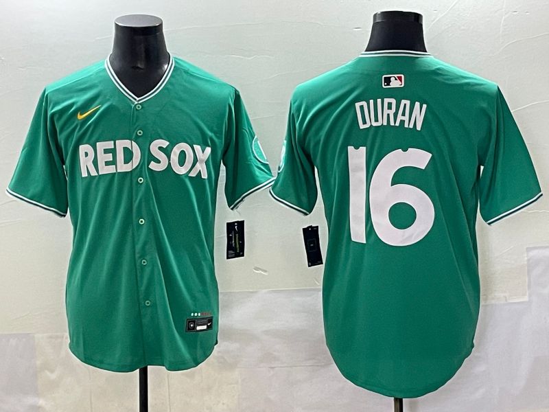 Men Boston Red Sox #16 Duran Green Joint Name Nike 2025 MLB Jersey style 41